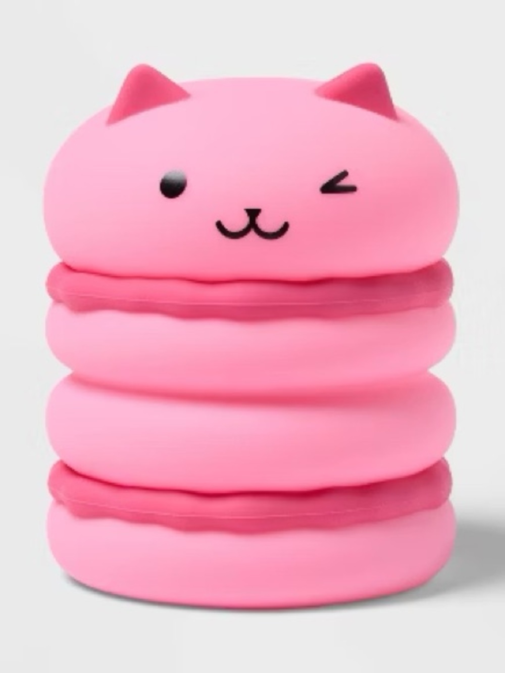 NWT Pillowfort for Target Cat Macaron Kids portable silicone night light pink